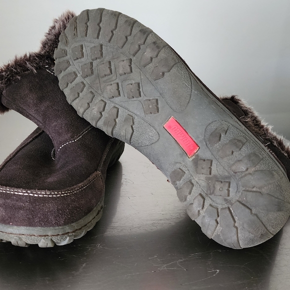 Khombu Ladies Leather Boots - Picture 4 of 7